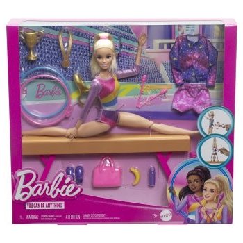 Mattel Barbie Kariéra Osvěžující gymnastická hrací sada Panenka