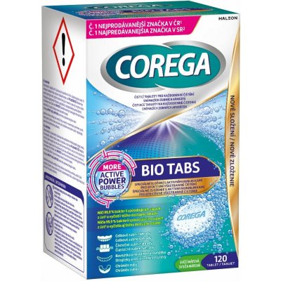 Corega Bio Tabs čisticí tablety 120 ks – Hledejceny.cz