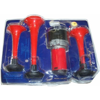 Houkačka, klakson, fanfára 3 tóny s kompresorem, 12 V – Sleviste.cz