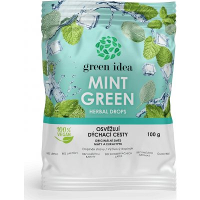 Green Idea Mint green Bonbóny bylinné 100 g – Zboží Dáma
