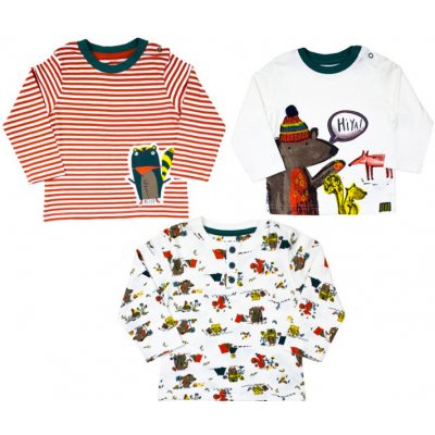 Nutmeg Kojenecká trička sada 3 kusů – Sleviste.cz