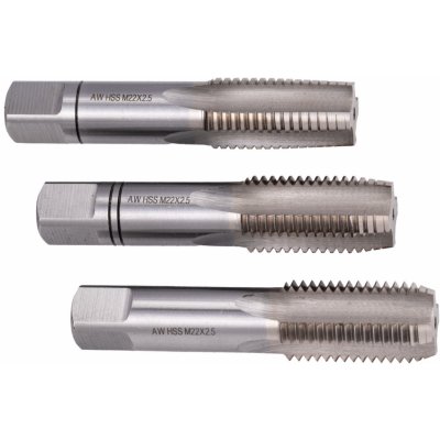 ProfiGaráž Závitník M22x2,50mm HSS M2 3ks – Hledejceny.cz