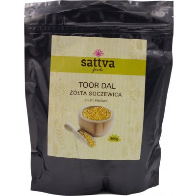 Sattva Toor dal žlutý hrách půlený 0,5 kg – Sleviste.cz