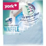 York utěrka z mikrovlákna na okna waffle 1 ks – Zboží Mobilmania