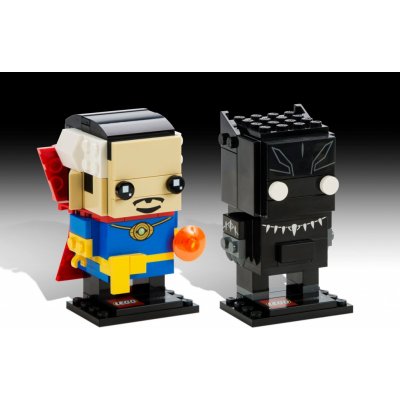 LEGO® Exclusive 41493 Brick Headz Marvel Black Panther & Dr Strange – Zboží Mobilmania