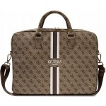 Guess PU 4G Printed Stripes 15-16", brown 57983114180 – Zboží Živě