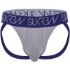 Jocksy Sukrew Grey Marl-Indigo Jockstrap