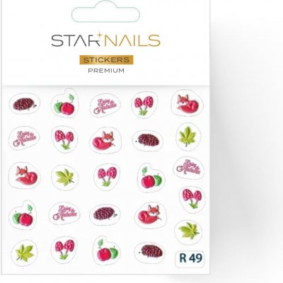 Nálepky na nehty 3D Premium samolepky R49 – Hledejceny.cz