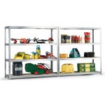 Meta Regál 500 kg, 2470 x 2000 x 800 mm – Zboží Mobilmania