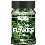 Metalické fóliové vločky Pentart 100 ml / zelené – Zboží Dáma