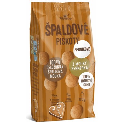 Kávoviny Špaldové piškoty perníkové 120 g