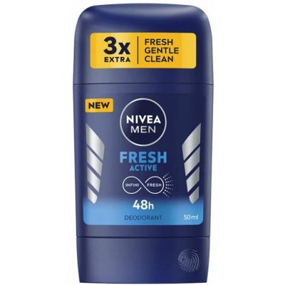 Nivea Men Fresh Active deostick deostick 2 x 50 ml – Zboží Dáma