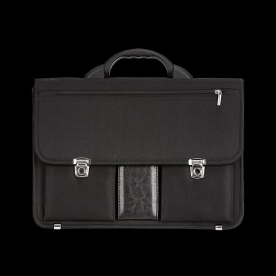 REAbags aktovka 8001 2-T černá nikl 19 L – Zboží Dáma