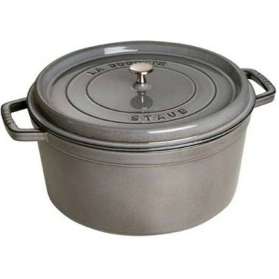 Staub Cocotte hrnec kulatý 20 cm 2,2 l šedý – Zboží Dáma