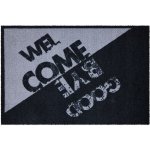 Grund WELCOME and GOODBYE šedá černá 40 x 60 cm – Zboží Dáma
