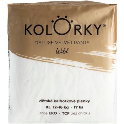 Kolorky Deluxe Velvet eko XL 12-16 kg 17 ks – Hledejceny.cz