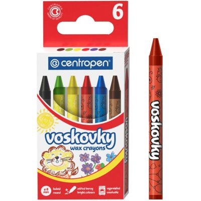 Centropen voskovky sada 6 barev – Zbozi.Blesk.cz