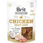 BRIT Jerky Snack Chicken Meaty Coins with Insect 80 g – Hledejceny.cz