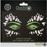 Ouch! Glow in the Dark Body Jewelry Stickers Face OU850GLO – Sleviste.cz