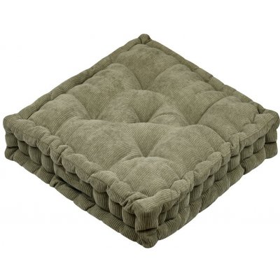 France sedací polštář na zem DANDY khaki 45x45x10 cm – Zboží Dáma