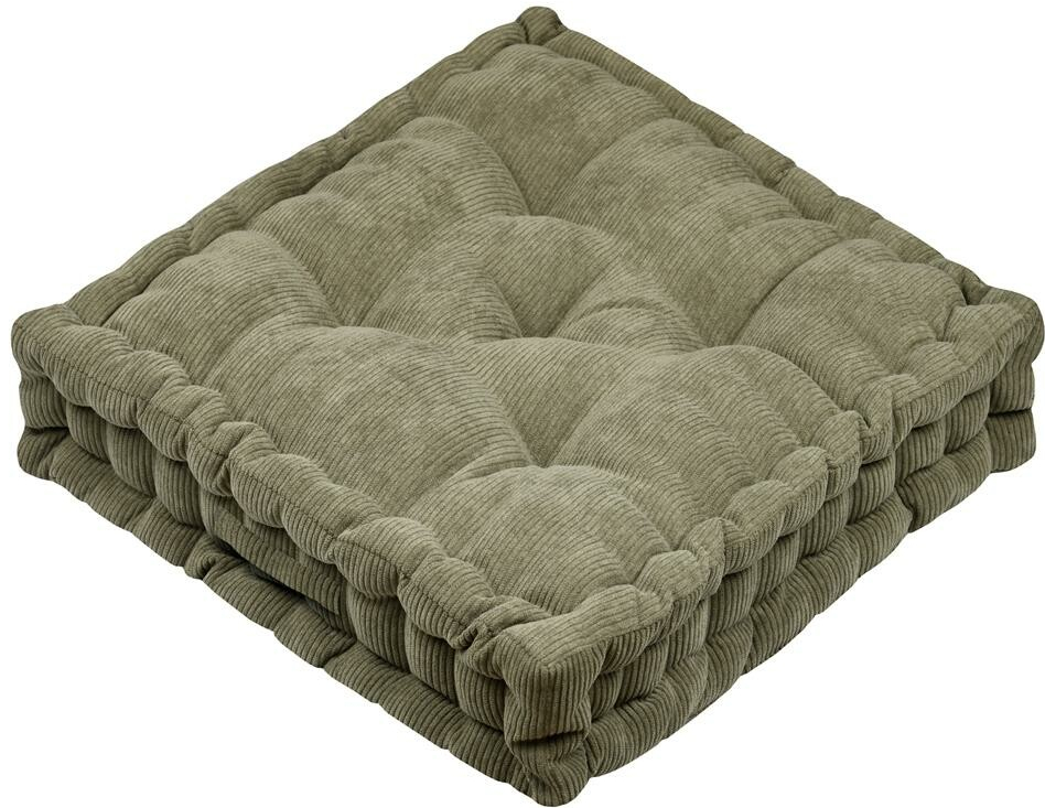France sedací polštář na zem DANDY khaki 45x45x10 cm