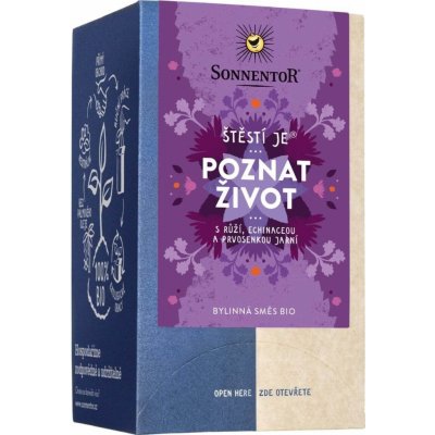 Sonnentor Štěstí je poznat život bio porcovaný dvoukomorový 27 g – Zbozi.Blesk.cz