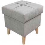 Well Done Čalouněný taburet s úložným prostorem Dream 1 barva antracitová – Hledejceny.cz