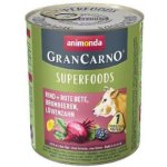 Animonda Gran Carno Superfoods Adult hovězí červená řepa ostružiny pampeliška 800 g – Zboží Mobilmania