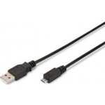 Digitus AK-300110-030-S USB 2.0 A samec na USB micro B samec, 2x stíněný, 3m – Zboží Mobilmania