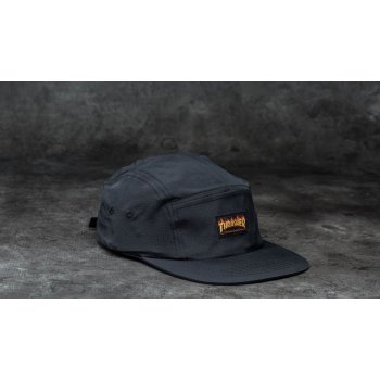 Thrasher Flame Logo 5-Panel Hat Black