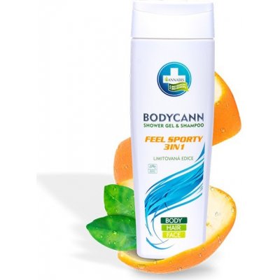 Annabis Bodycann Feel Sporty 3in1 sprchový gel 250 ml – Hledejceny.cz