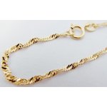 Klenoty Budín Pevný přívěskový zlatý řetízek HK6028 – Zboží Dáma