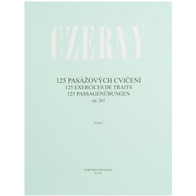 Czerny, Carl - 125 pasážových cvičení op. 261 – Zboží Mobilmania