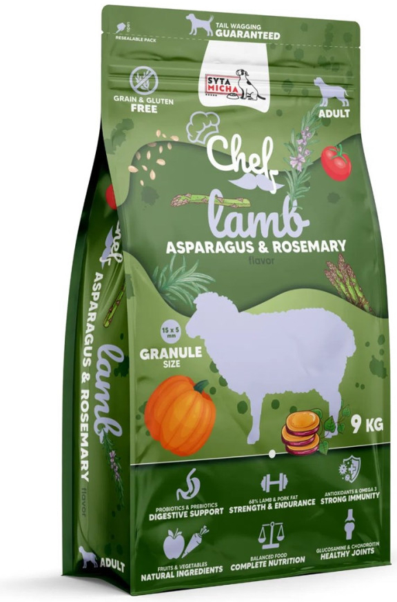 Syta Micha Chef Lamb asparagus and rosemary 9 kg