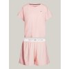 Tommy Hilfiger UW0UW05425 0SK dámské pyžamo krátké sv.růžové
