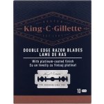 Gillette King C. Double Edge žiletky 10 ks – Zbozi.Blesk.cz