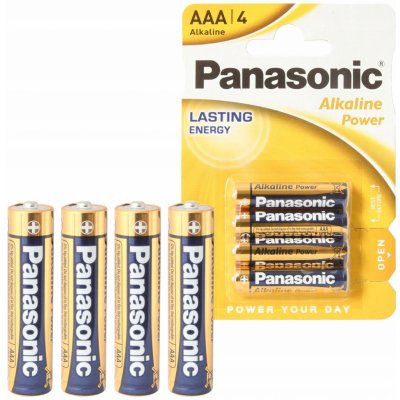 Panasonic Alkaline Power AAA 4ks LR03APB/4BP – Zboží Živě