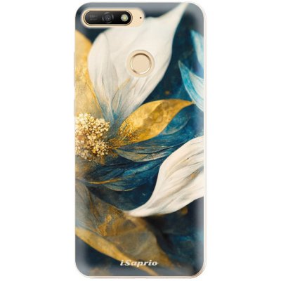 Pouzdro iSaprio - Gold Petals - Huawei Y6 Prime 2018 – Zboží Mobilmania