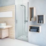 Sprchové dveře Roth TZNP1 / 1000 - brillant / transparent, 739-100000P-00-02 – Zboží Mobilmania