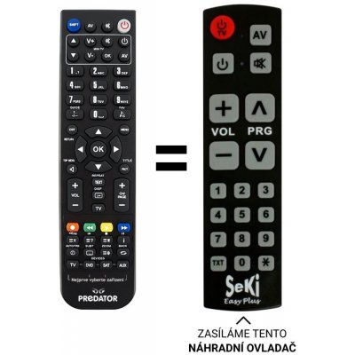 Dálkový ovladač Senior Protek PT3210HD 32TFLCD TV – Sleviste.cz