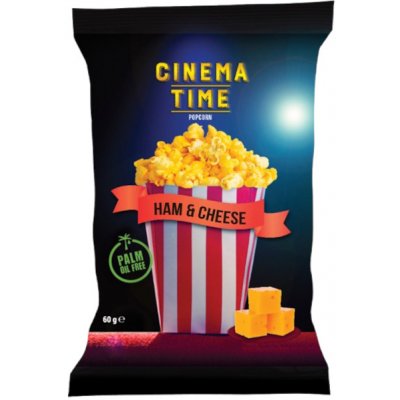 Cinema Time Vypukaný popcorn šunka a sýr 60 g – Zboží Dáma