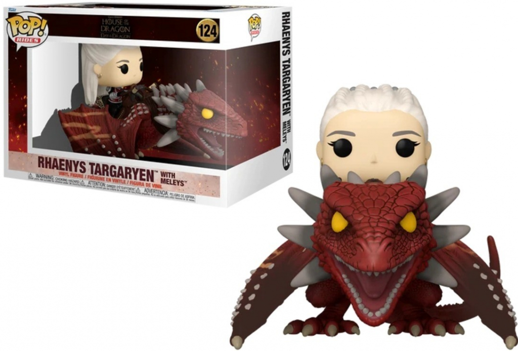 Funko Pop! 124 House of the Dragon Rhaenys Targaryen with Meleys