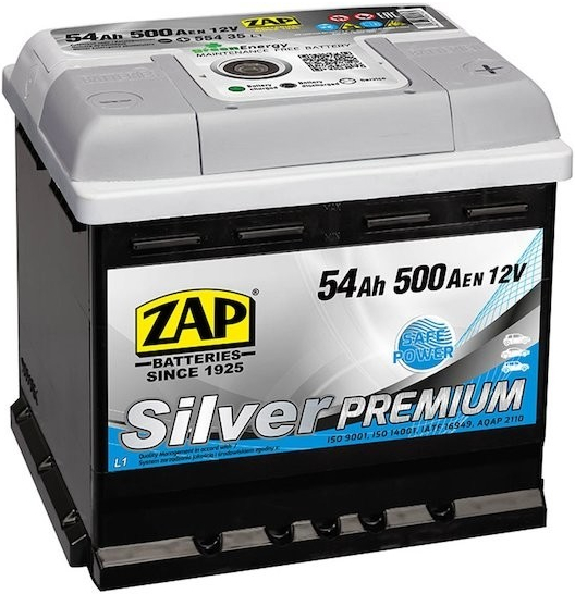 ZAP Silver Premium 12V 54Ah 500A 55435