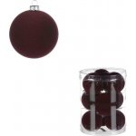 Autronic Sametové ozdoby pr. 6 cm 9 ks VAK134 BOR – Hledejceny.cz