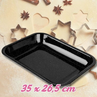 Kinekus Plech na pečení 35x27cm smalt – Hledejceny.cz