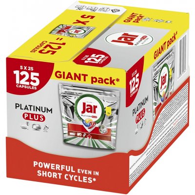 Jar Platinum Plus All in1 Yellow kapsle do myčky 5 x 25 ks – Zboží Mobilmania
