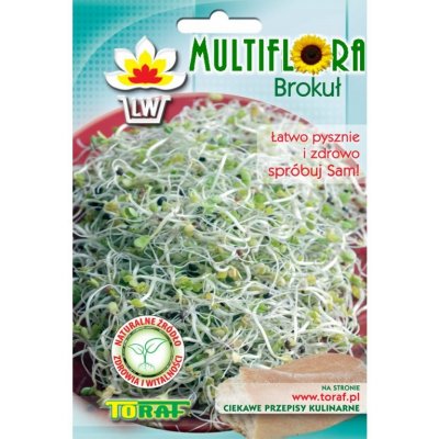 Toraf, MULTIFLORA Brokolice - semena na klíčky 10g – Zbozi.Blesk.cz