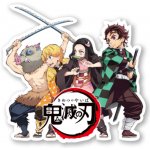 Demon Slayer Samolepka Demon Characters – Zboží Mobilmania