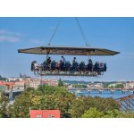Luxusní obědové menu v oblacích nad Prahou – Sleviste.cz
