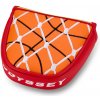 Golfov headcover Odyssey Basketball Mallet kryt na putter oranžovo/červený